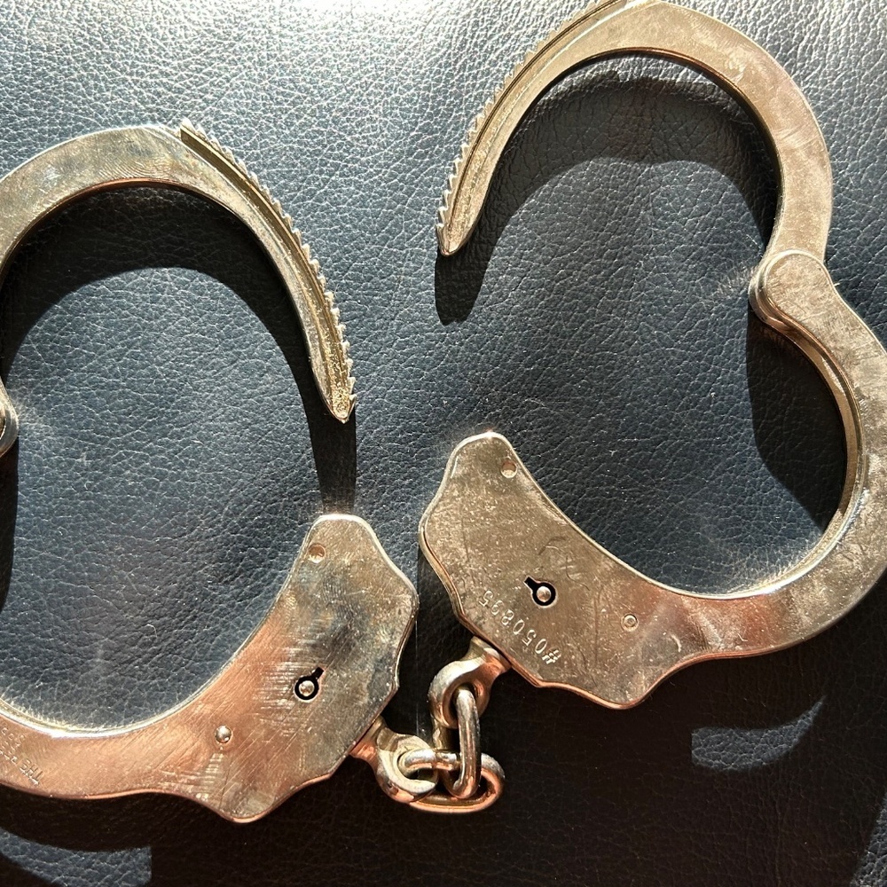 Vintage Law Enforcement Handcuffs - Picture 7 of 11